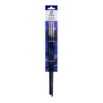Van Gogh Brush For Oil And Acrylic Paint 3 Pieces S295 No. 8-12-16