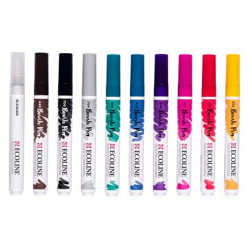 Ecoline Pinselstift-Set Galaxy, 10 Farben