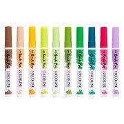 Ecoline Brush Pen Set Botanical, 10 Farben