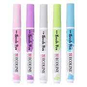 Ecoline Pinselstift-Set Pastell, 5 Farben
