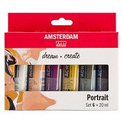 Amsterdam Standard Series Acrylverf Portret Set 20ml, 6dlg.
