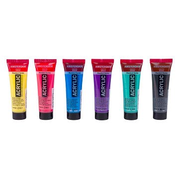 Amsterdam Standard Series Acrylverf Kleurrijke Metallic Set 20ml, 6dlg.