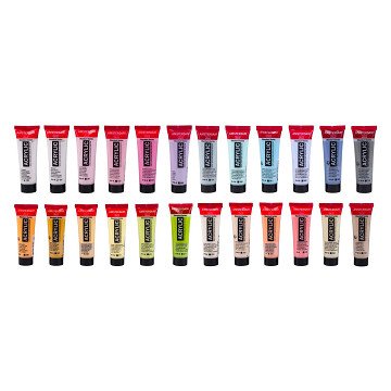 Amsterdam Standard Series Acrylfarben-Set „Soft Colors“, 20 ml, 24 Stück.