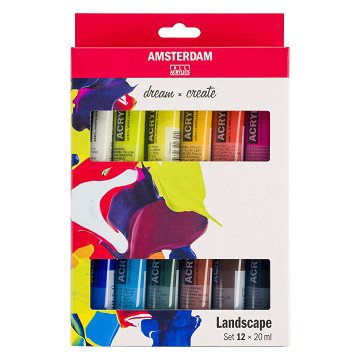 Amsterdam Standard Series Acrylic Paint Landscape Set 20ml, 12pcs.