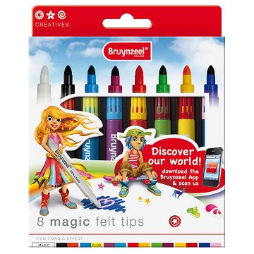 Bruynzeel Magic Markers, 8 pcs.