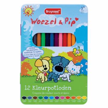Bruynzeel Woezel & Pip Kleurpotloden, 12st.