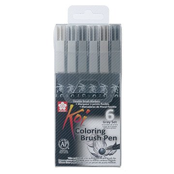 Sakura Koi Color Brush Set, 6 pcs.