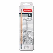 Bruynzeel Expression Graphite Pencils, 6 pcs.