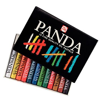 Talens Panda Oil Pastels, 12pcs.