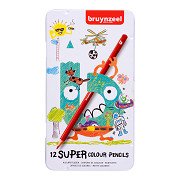 Bruynzeel Super Colored Pencils, 12 pcs.