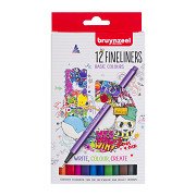 Bruynzeel Fineliners, 12 pcs.