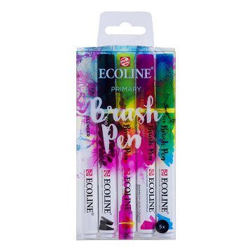 Talens Ecoline Brush Pen, 5 pcs.