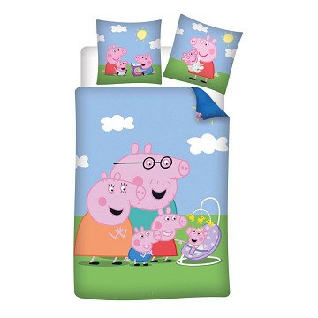 Peppa Pig Family Duvet Cover - 140 x 200 cm