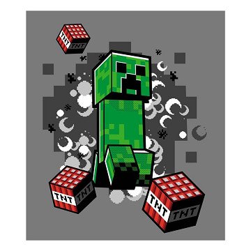 Minecraft Flannel Blanket 130x160 cm