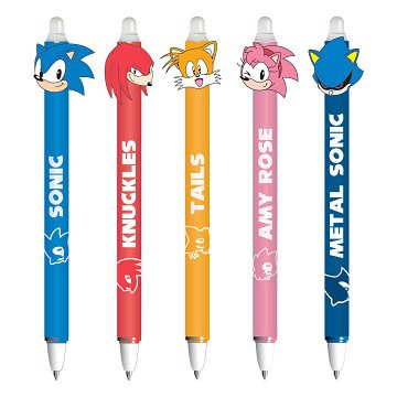 Sonic the Hedgehog Uitwisbare Gelpennen