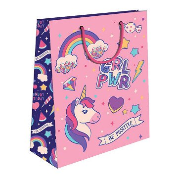Papieren Cadeautas - Girl Power
