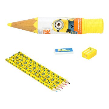 Minions Colored Pencils in Tube, 6 pcs.