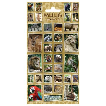 Wild Animals Sticker Sheet