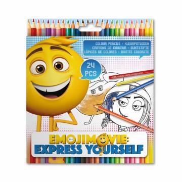 Emoji Colored Pencils, 24 pcs