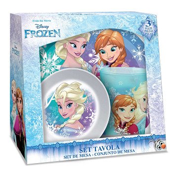 Frozen Melamine Breakfast Set, 3pcs