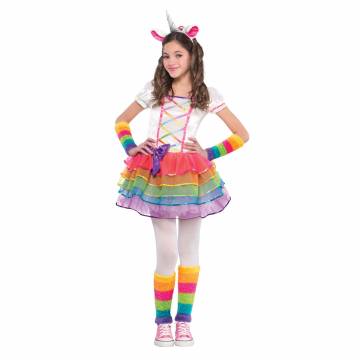 Dress up set Rainbow Unicorn, 4-6 years