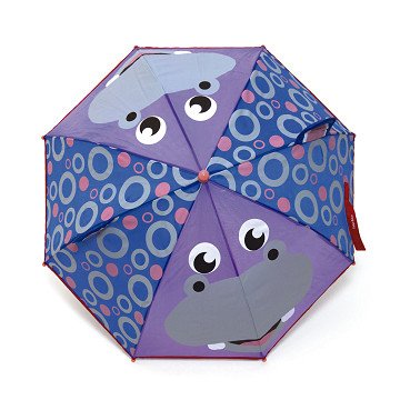Fisher Price Umbrella - Hippopotamus, Ø 70 cm