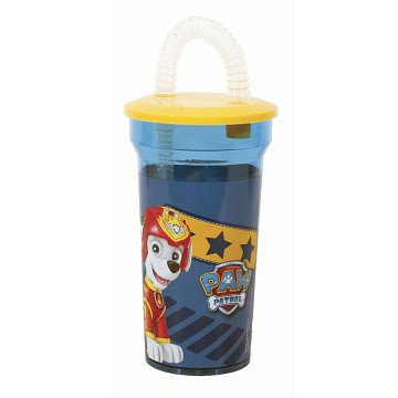 Drinking Cup with Straw PAW Patrol