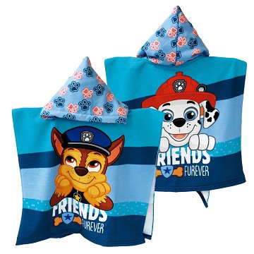 Handdoek Poncho PAW Patrol, 55x110cm