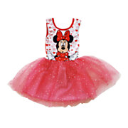 Ballet dress Minnie Mouse, Red with Hearts