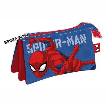 Spiderman 3-Compartment Pencil Case