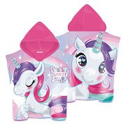 Handtuchponcho Einhorn