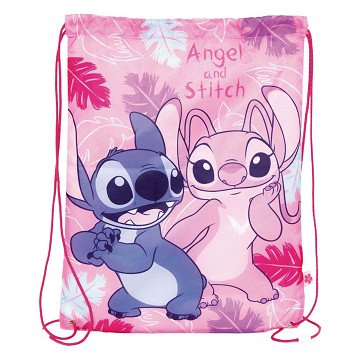 Angel und Stitch Turnbeutel