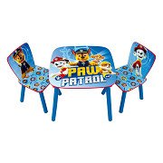 Wooden Table with Two Chairs Set PAW Patrol - 3-piece