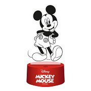 3D-Lampe mit Fernbedienung und Mickey Mouse