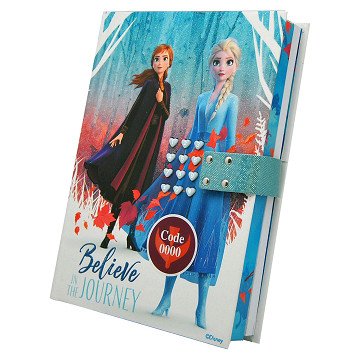 Tagebuch mit Sound und Schloss Frozen 2