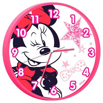 Wandklok Minnie Mouse