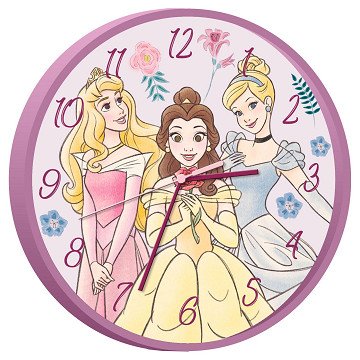 Wandklok Disney Prinses