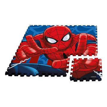 Floor puzzle Foam Spiderman, 9 pcs.