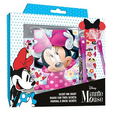 Diary with Stickers and Secret Writing Pen - Minnie Mouse