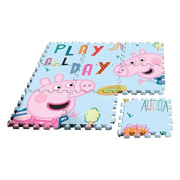 Floor puzzle Foam Peppa Pig, 9 pcs.