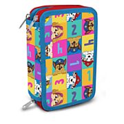 Paw Patrol 3 Compartment Filled Pencil Case