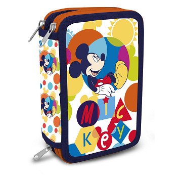 Mickey Mouse 3-vaks Gevulde Etui