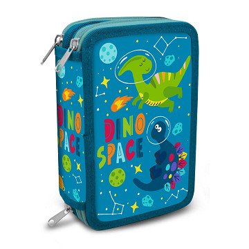 Dino Space 3-Vaks Gevulde Etui