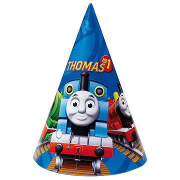 Thomas the Tank Engine Party Hats, 6 pcs.
