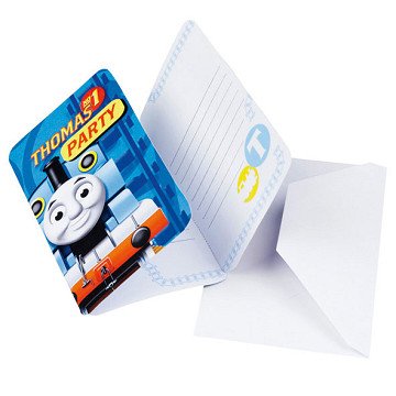Thomas the Tank Engine Invitations, 6pcs.