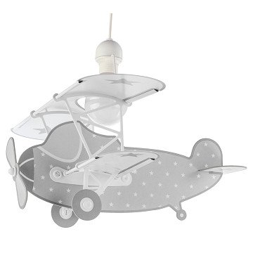 Dalber Hanging Lamp Stars Airplane Gray, 50cm