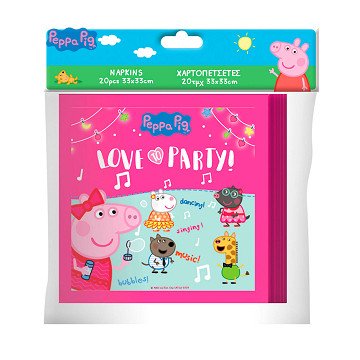 Peppa Pig Servetten, 20st.