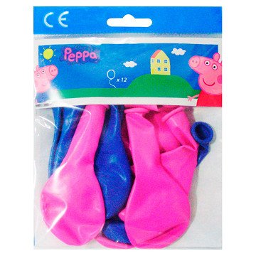 Peppa Pig Balloons, 12 pcs.