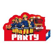 Fireman Sam invitations, pack of 8.