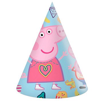 Peppa Pig Party Hats, 6 pcs
